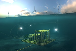 Aker offshore wind underwater substation