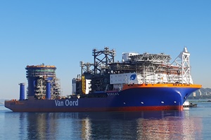 Van Oords offshore installation vessel Boreas successfully launched