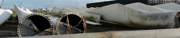 Figure 1. Decommissioned blades in the Netherlands (courtesy Nina Vielen-Kallio) Nina fig 1