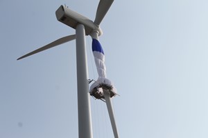 GEV Wind Powers Habitat on 100 metre turbine
