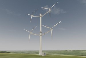 Illustration of the multi rotor concept demonstration turbine