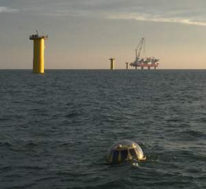 Triaxys wave buoy at Rampion wind farm