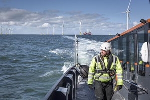 CTV returning from wind farm operations