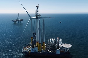 1st turbine installed at Arkona offshore wind farm