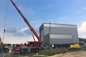 Construction ground IWES test stand