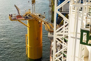 Van Oord installs first foundation deutsche bucht OWF