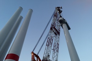 MHI Vestas installs first turbine at Norther offshore wind farm 1st V164 8.4 at Norther OWF installed