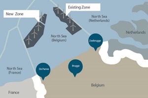 Belgian offshore wind zone