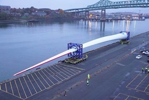 Blade for GEs Haliade X 12MW offshore wind turbine arrives in Boston for testing Blade for GEs Haliade X 12MW offshore wind turbine arrives in Boston for testing