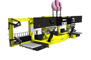 Ematec develops traverse system that is able to grip all kind of blade shapes Ematec RBC