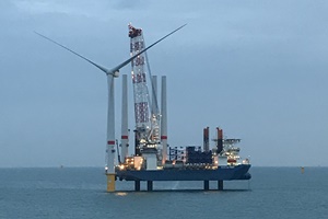 First turbine installed at Northwester 2 offshore wind farm