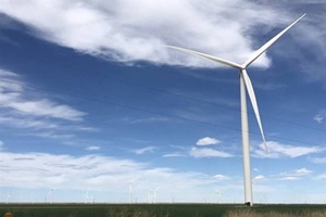Grady Wind facility located in Curry County, New Mexico, USA Grady Wind Farm Pattern Energy