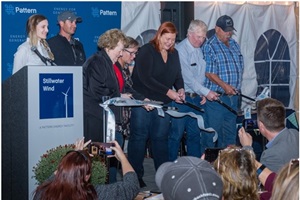 Opening Stillwater wind farm