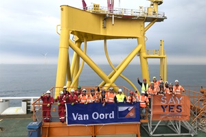Van Oord completes foundations for offshore wind farm East Anglia ONE