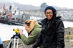 BSc Hons marine science students at the Scottish Association for Marine Science UHI Dunstaffnage