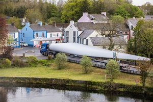 Blade Transport Nordex Octopus Renewables Scotland