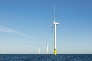 Blyth offshore wind farm in north east England Blyth offshore wind farm in north east England