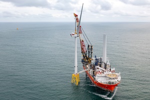 First turbine up at 1.1GW Seagreen offshore wind farm
