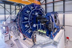 HALT test rig for offshore nacelle testing in operation HALT test rig for offshore nacelle testing in operation