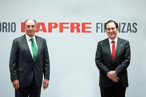 Ignacio Galán president Iberdrola and Antonio Huertas president Mapfre