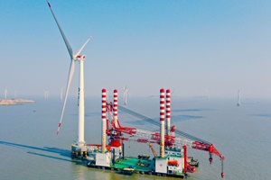 Ming Yang installs first MySE8.3 180 hybrid drive offshore wind turbine