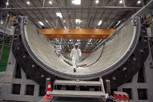 Second mold for 107m blade in Cherbourg France (courtesy Baptiste Almodovar) Second mold for 107m blade in Cherbourg France courtesy Baptiste Almodovar