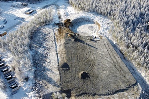 Site Mutkalampi wind farm in Finland