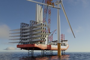 ABS awards AIP to Ned Project’s wind turbine installation vessel design The NP20000X ULAM
