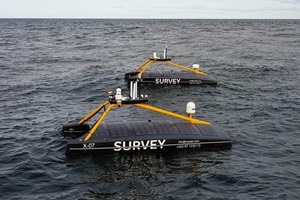 SSE Renewables completed seabed survey work using uncrewed boats The XO 450 Uncrewed Surface Vessels