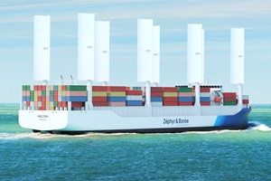 Wind Assisted Propulsion System for Container Vessel