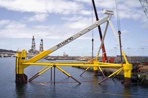 X1 Wind prepares PivotBuoy floating wind platform for Canaries deployment