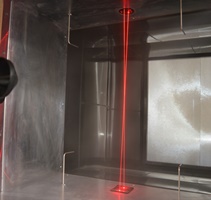 Young Calibration Wind Tunnel with Laser Doppler Anemometer system checks