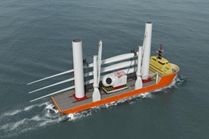 wind feeder vessel Huisman