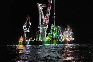 Arcadis Ost 1 offshore wind farms monopile installation is complete