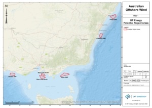 Australia Offshore Wind Potential Project Areas