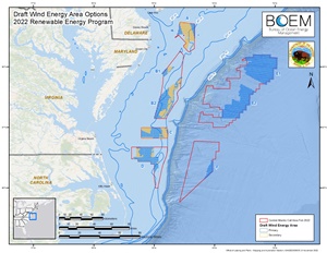 BOEM identifies draft wind energy areas in the Central Atlantic
