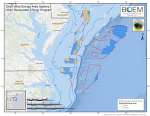 BOEM identifies draft wind energy areas in the Central Atlantic BOEM identifies draft wind energy areas in the Central Atlantic