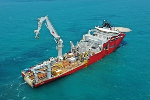 Cable Laying Vessel Connector will install the Greenlink between UK and Ireland