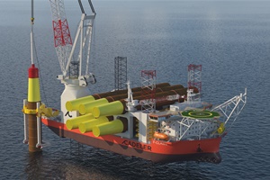 Cadeler raises 86 million to build a new foundation installation vessel