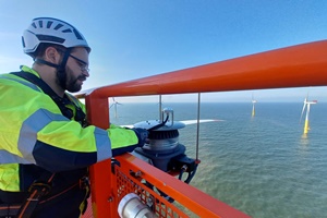 Deutsche Windtechniks offshore service teams have equipped the Nordergründe wind farm with ADLS