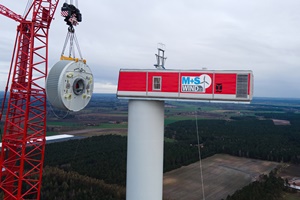 Enercon installs first E-nacelle for customer project Enercon installs first E nacelle for customer project 300 200
