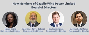 Gazelle Wind Power appoints four new board members