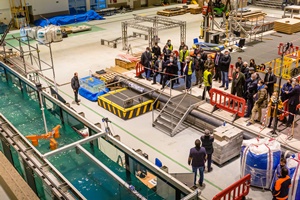 Gazelle Wind Power's has tested its basin model at the Environmental Hydraulics Institute - University of Cantabria (IHCantabria) facilities in Spain Gazelle Wind Powers offshore wind platform design principles confirmed