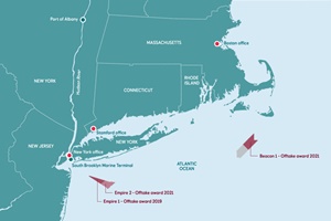 Equinor and bp finalise Purchase and Sale Agreements for Empire Wind 2 and Beacon Wind 1 offshore wind farms Location Empire Wind 2 and Beacon Wind 1 offshore wind farms