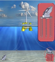 Concept of floating offshore wind turbine anchored with micropiles