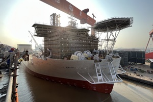 Offshore Installation Vessel Les Alizés launched in China