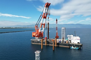 Pattern Energy’s Ishikari Wind project under construction in Ishikari Bay in Hokkaido, Japan Pattern Energys Ishikari Wind project under construction in Ishikari Bay in Hokkaido Japan