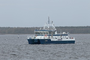 The seabed surveys is conducted by the Finnish company Arctia, using their ship Kaiku