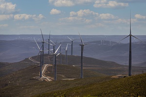 Turbines at Roggeveld Wind Farm 300 200