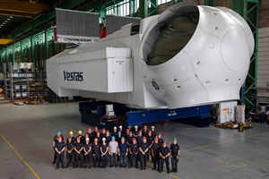 V236-15.0 MW prototype nacelle completed and ready for testing V236 15.0 MW prototype nacelle completed and ready for testing 300 200